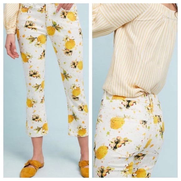 Anthropologie Denim - PILCRO Lemon Grove HIgh-Rise Cropped Jeans 27"